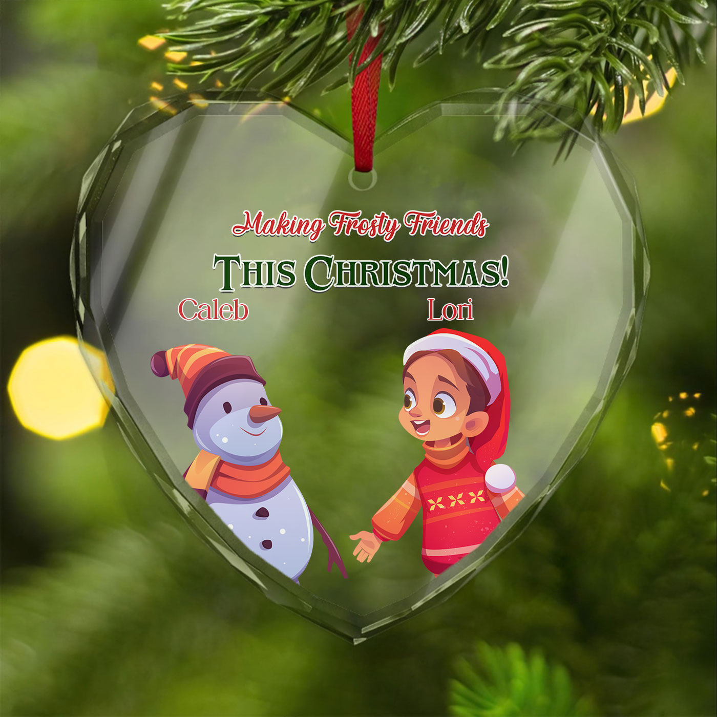 Making Snowman Frosty Friends | This Christmas | Glass Ornament